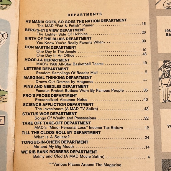 MAD Magazine June ‘68 No 119 Balmy & Clod (Bonnie & Clyde) Cover Dunaway/Beatty - Picture 7 of 15